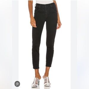 We The Free Riley Seamed Black Skinny Jeans